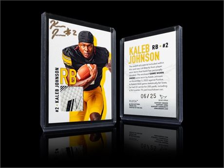 (#06/25) 2023 Iowa Swarm Kaleb Johnson Relic Card