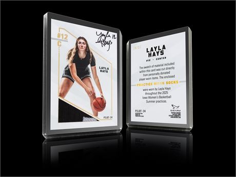 2025 Layla Hays Relic Card (#8/10)