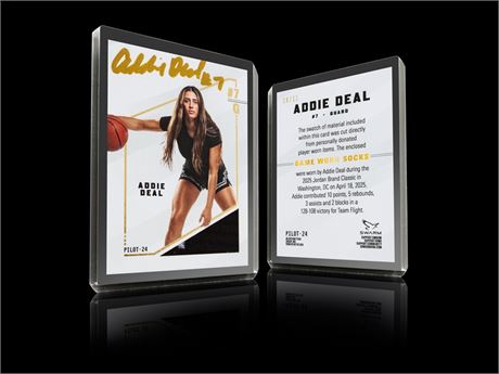 2025 Addie Deal Relic Card (#9/10)