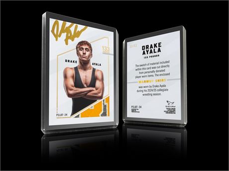 2025 Drake Ayala Relic Card (#10/10)